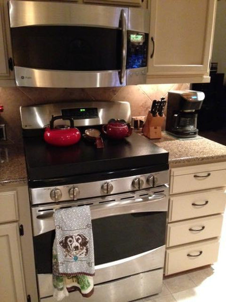 Black StoveTopper® for Electric or Gas Cooktops & Ranges